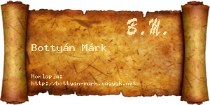 Bottyán Márk névjegykártya